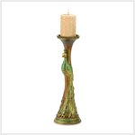 PEACOCK CANDLEHOLDER