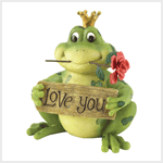 LOVE YOU FROG PRINCE FIGURINE