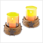 WESTERN CANDLEHOLDER SET