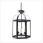 METAL TAPER CANDLE LANTERN
