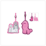 DARLING DOG LUGGAGE TAG SET