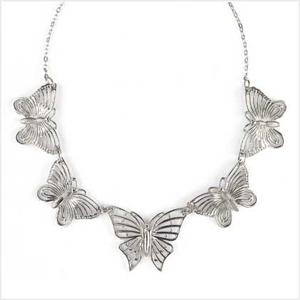 LACEWORK BUTTERFLY NECKLACE