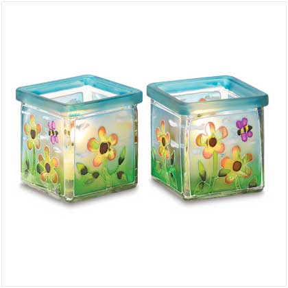 SPRINGTIME CANDLEHOLDER SET