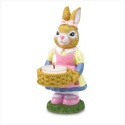 BUNNY BAKER FIGURINE