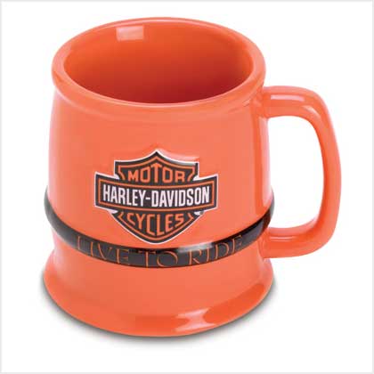 HARLEY LIVE TO RIDE BARREL MUG
