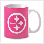PINK PITTSBURGH STEELERS MUG
