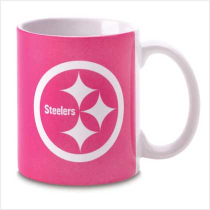 PINK PITTSBURGH STEELERS MUG