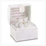 WEDDING TREASURE BOX W/ RINGS
