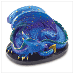 SAPPHIRE DRAGON FIGURINE