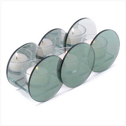 REFLECTIVE CIRCLE CANDLEHOLDER
