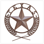 TEXAS STAR WALL PLAQUE