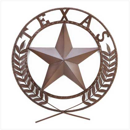 TEXAS STAR WALL PLAQUE