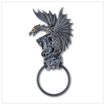 BLACK DRAGON DOOR KNOCKER