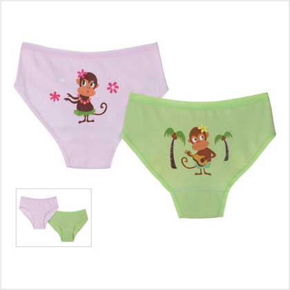 KID'S MONKEY FUN UNDERWEAR S4