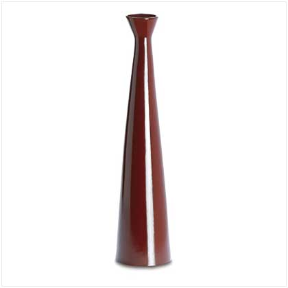 BURGUNDY TEMPLE VASE