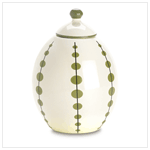 FERN-LEAF LIDDED URN