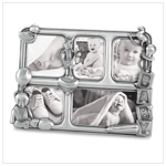 PEWTER BABY COLLAGE FRAME