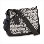 SNAKESKIN MESSENGER BAG