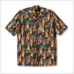 MOTORCYCLE MEN'S CAMP SHIRT 2X