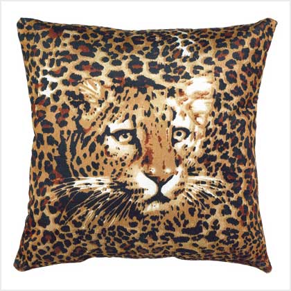 LEOPARD ACCENT PILLOW