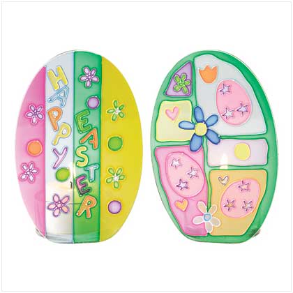 EASTER PATCHWORK T-LIGHT HOLDR