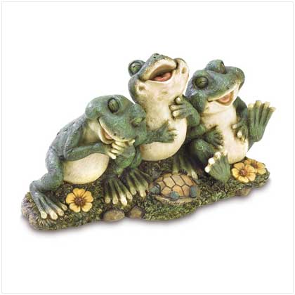 FROGGY FRIENDS STATUE