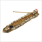 TRIBAL SKULLS INCENSE BURNER
