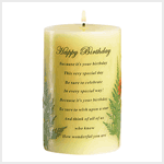 HAPPY BIRTHDAY CANDLE