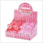 24PC LOLLI-HEART CANDLES