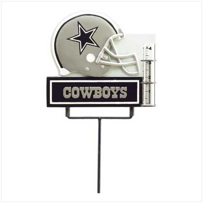 DALLAS COWBOYS RAIN GAUGE