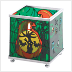 HALLOWEEN GLASS VOTIVE HOLDER