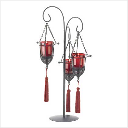 TASSEL VOTIVE HOLDER