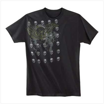 WINGED SKULL T-SHIRT - XL
