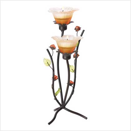 PEONIES TEALIGHT HOLDER