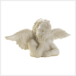 DREAMING CHERUB STATUE