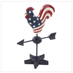 PATRIOTIC ROOSTER VANE