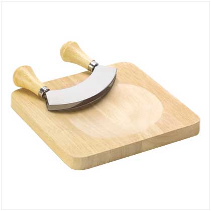 MEZZALUNA CHOPPING SET