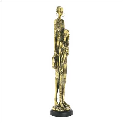 MASAI MOTHER & DAUGHTER STATUE