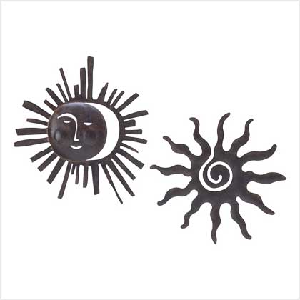 TRIBAL SUN DECO PLAQUES