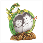 FANCIFUL FROG PHOTO FRAME
