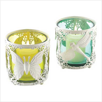 DRAGONFLY & B-FLY CANDLEHOLDER