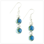 HANDCRAFTED PEACOCK EARRINGS