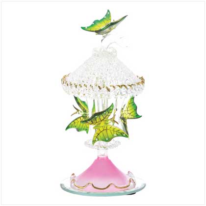 SPUN-GLASS BUTTERFLY CAROUSEL