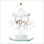 SPUN-GLASS HORSE CAROUSEL