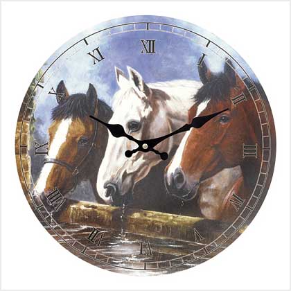 EQUESTRIAN WALL CLOCK