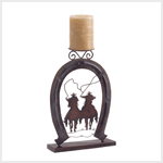 RANGE RIDERS CANDLEHOLDER