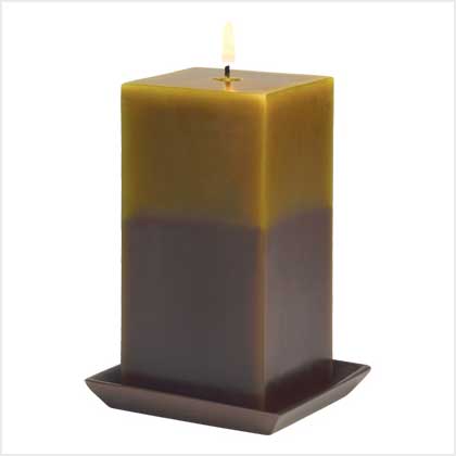 EARTHTONE PILLAR CANDLE