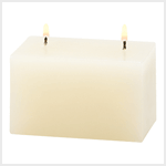 IVORY VANILLA BRICK CANDLE