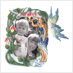 GARDEN FAIRY PHOTO FRAME