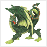 EMERALD DRAGON FIGURINE